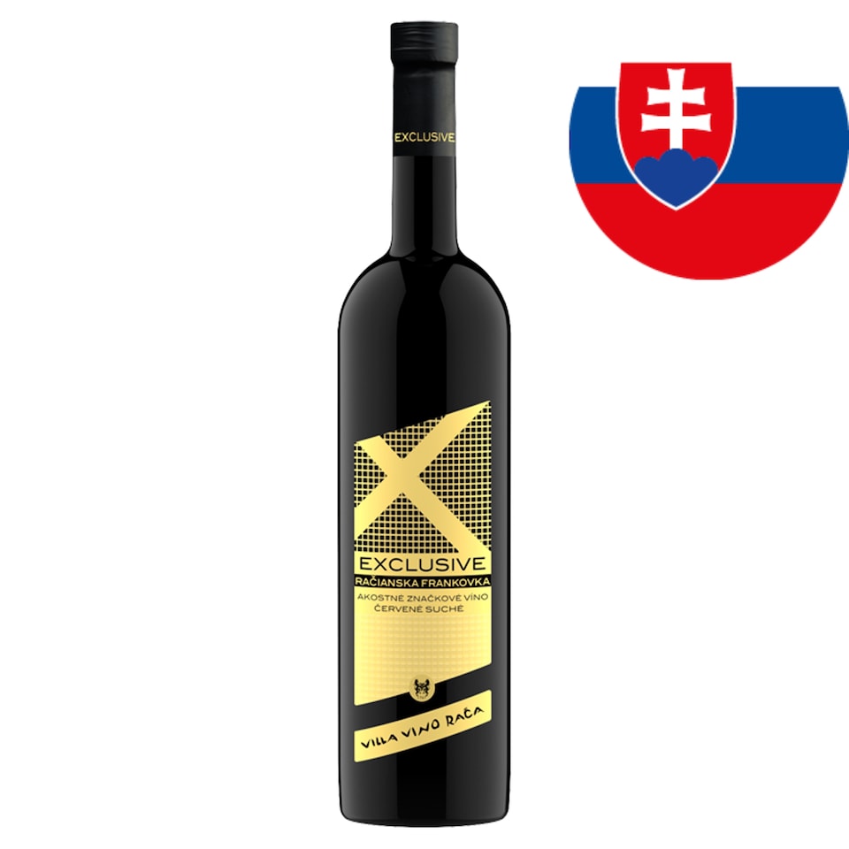Villa Vino Rača Exclusive Račianska Frankovka akostné značkové víno červené suché 0,75 l