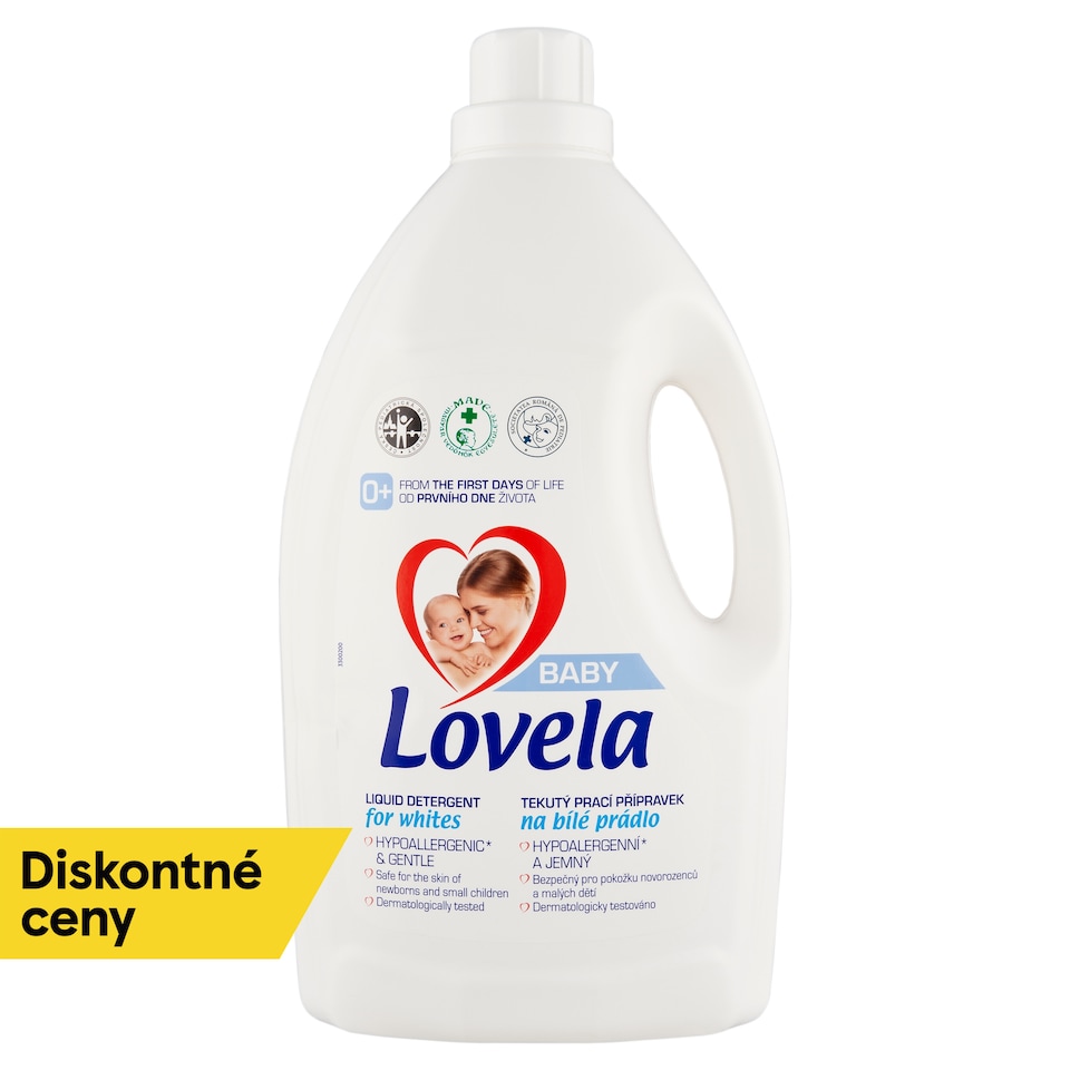obrázok 1 z Lovela Baby Tekutý prací prípravok na bielu bielizeň 32 praní 2,9 l
