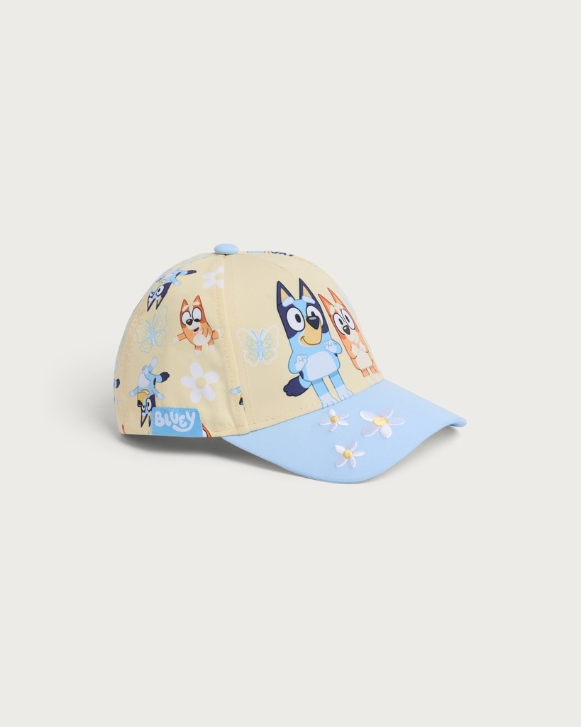 Bluey Print Cap in Yellow