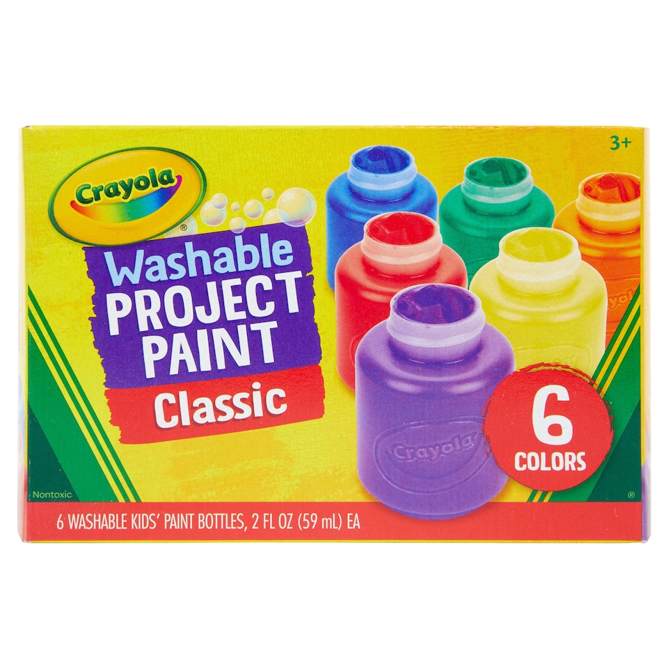 Crayola Washable Paint Pots 6 Pack
