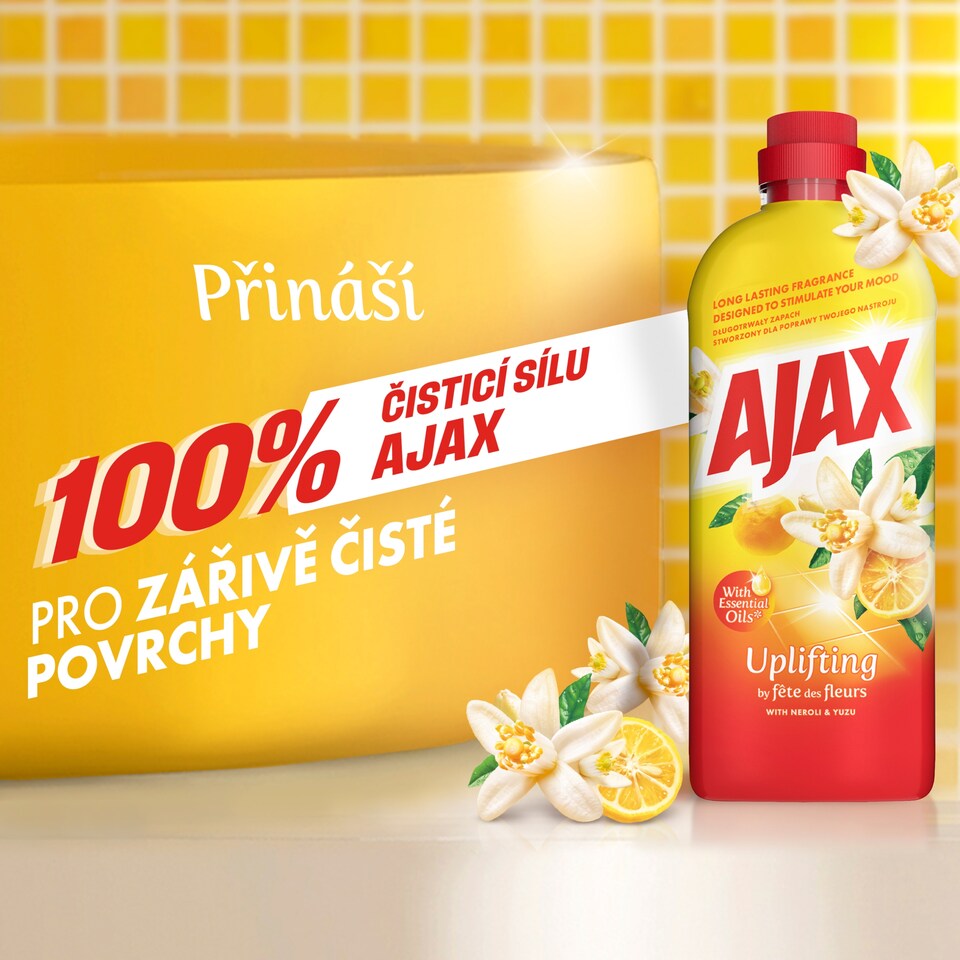 image 1 of Ajax Uplifting FdF Neroli & Yuzu Multi-Purpose Cleaner 1 L