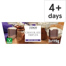 Tesco Chocolate Trifles 3 x 119g 357g