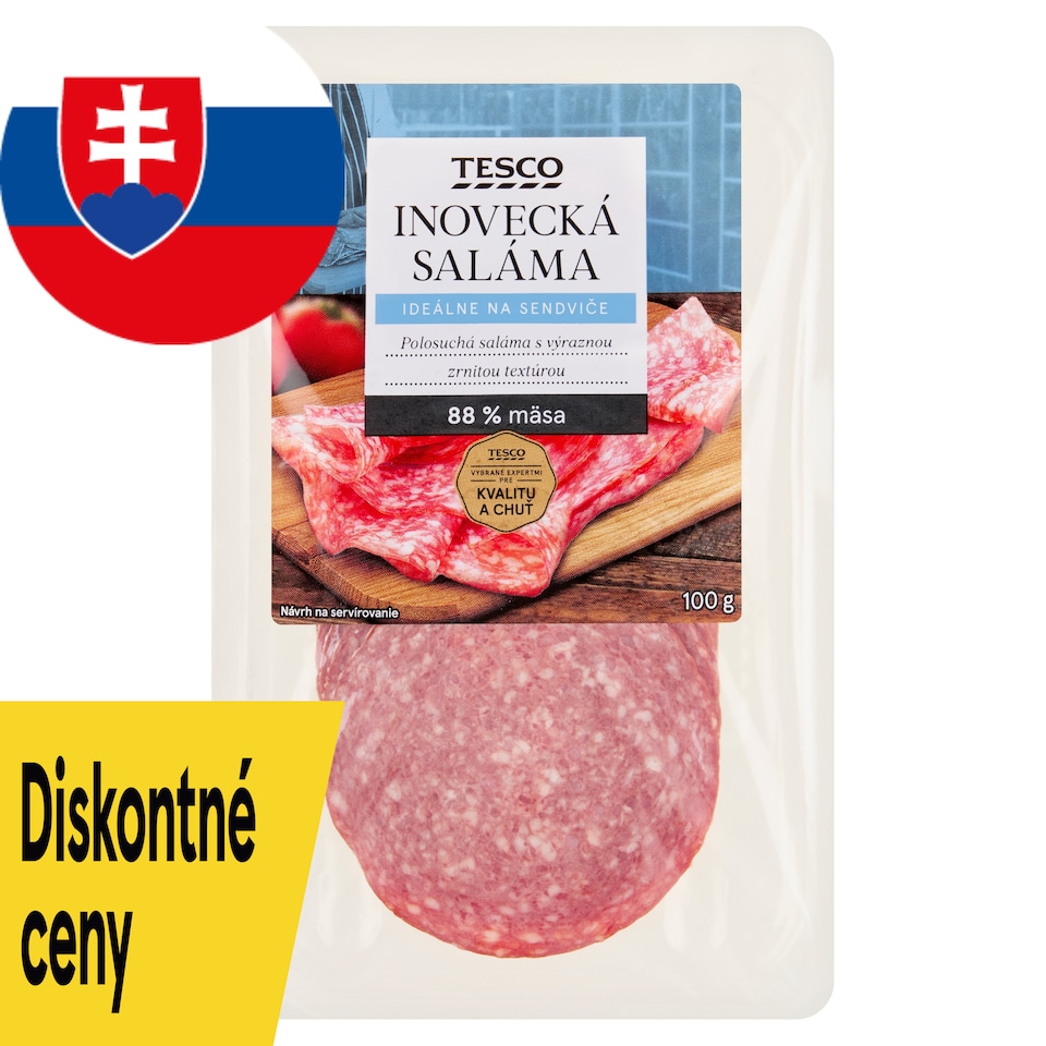 Tesco Inovecká saláma 100 g