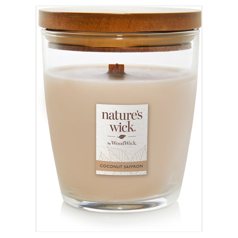 Nature Wick Scented Candle Coconut Saffron