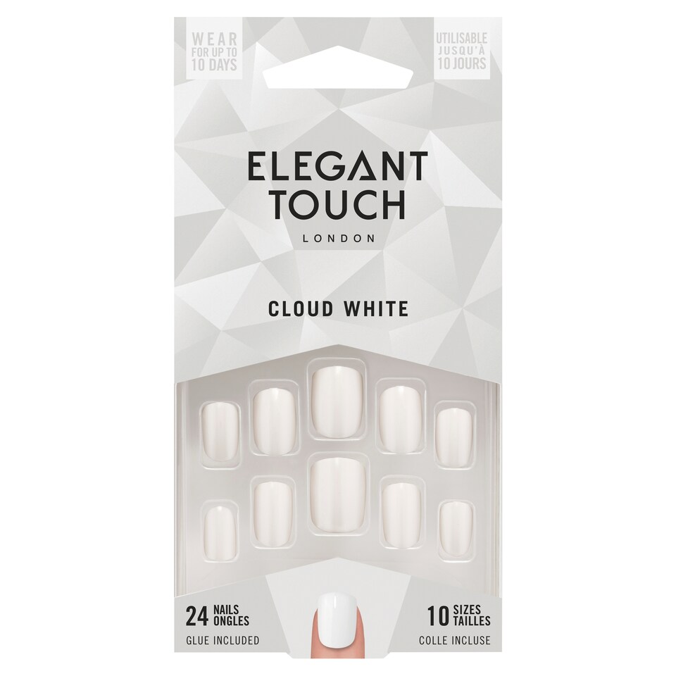 Elegant Touch Nails Cloud White