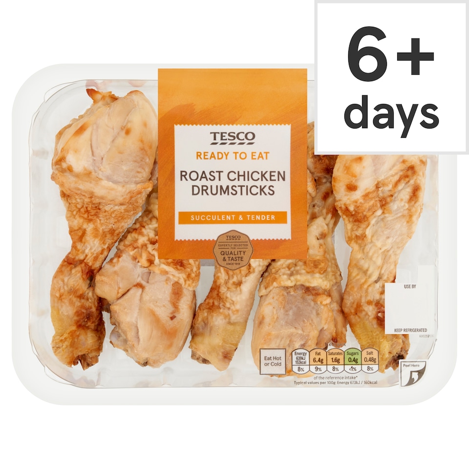 Tesco Oven Roasted Chicken Drumsticks 430g