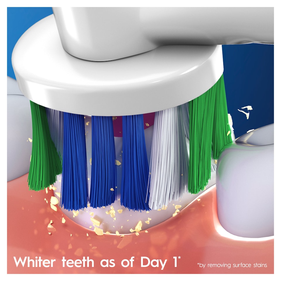 image 1 of Oral-B Pro 1 3D White Blue Electric Toothbrush