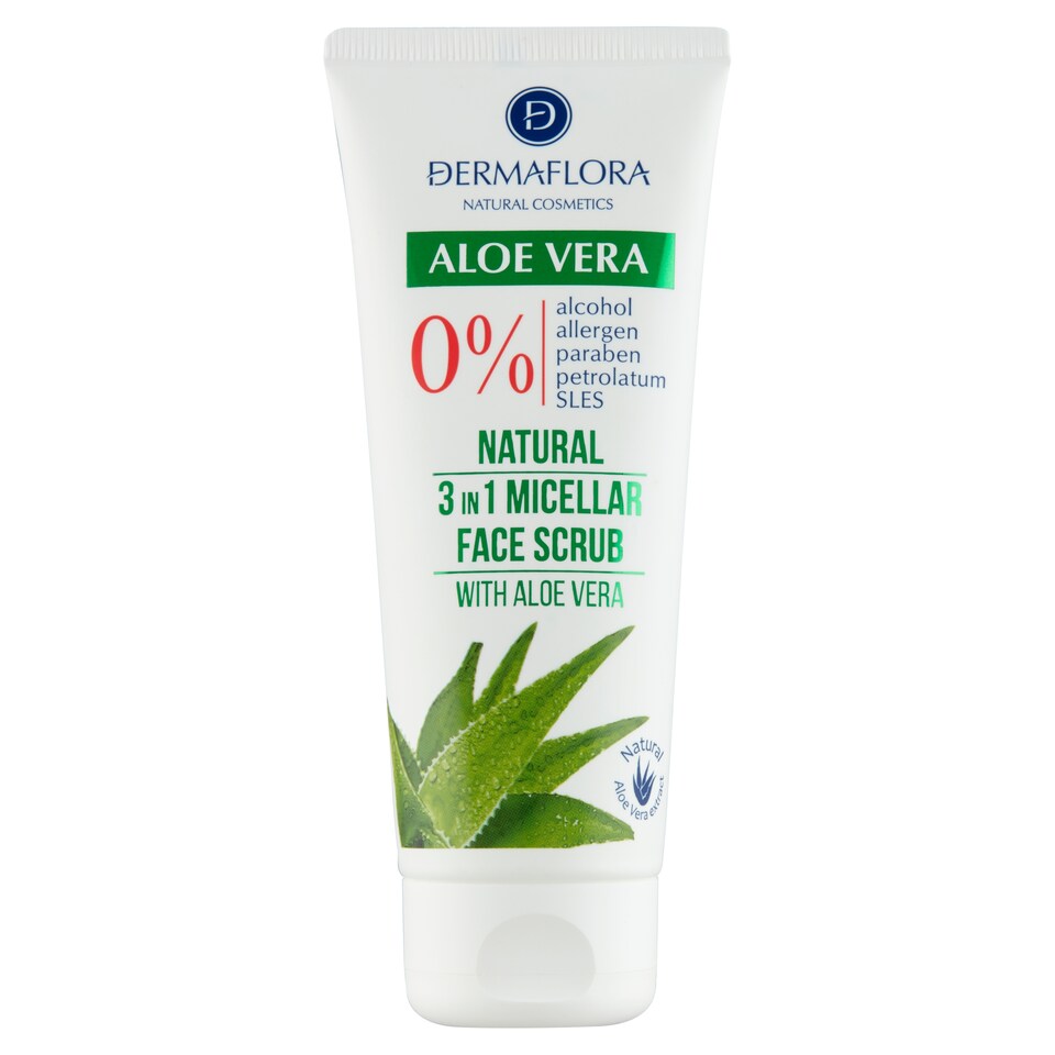 Dermaflora 0% 3in1 micellás arcradír aloe verával 100 ml