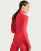 image 3 of F&F Active ULTRAMOVE Zip Front Jacket in Red