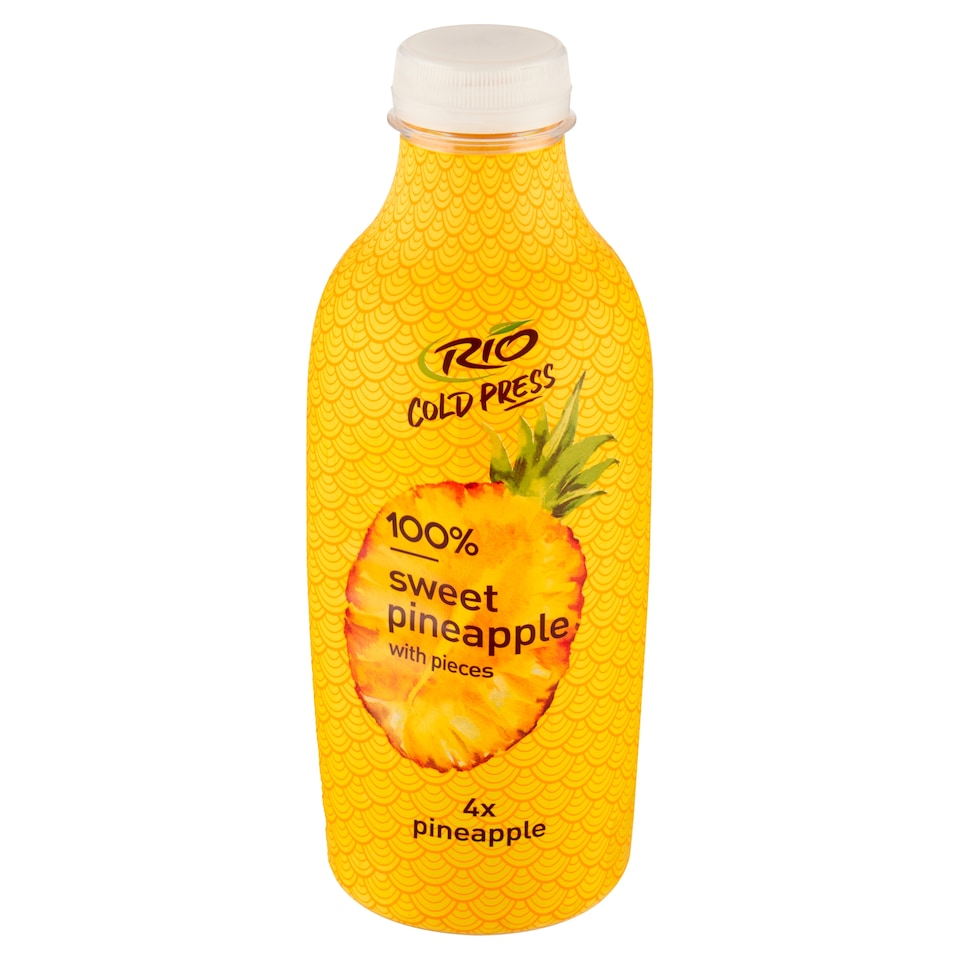 Rio Cold Press 100% ananasová šťáva s ananasovými kousky 700ml