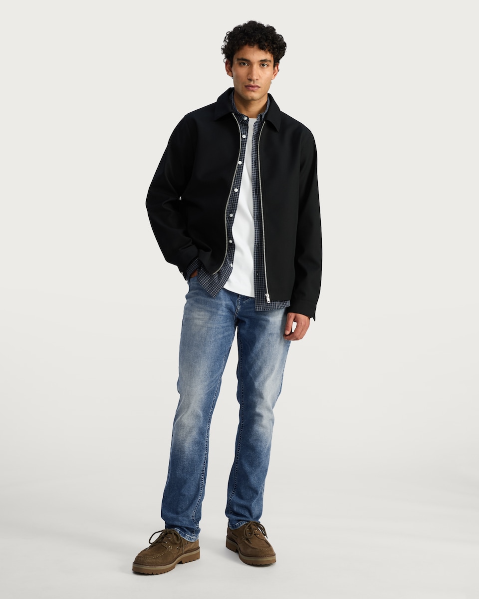 image 1 of F&F Slim Fit FREEF!T® Jeans in Blue