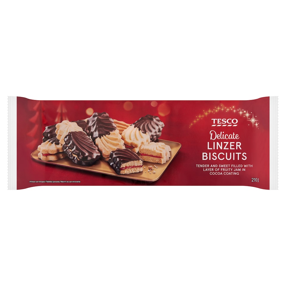 Tesco Delicate Linzer Biscuits 210g