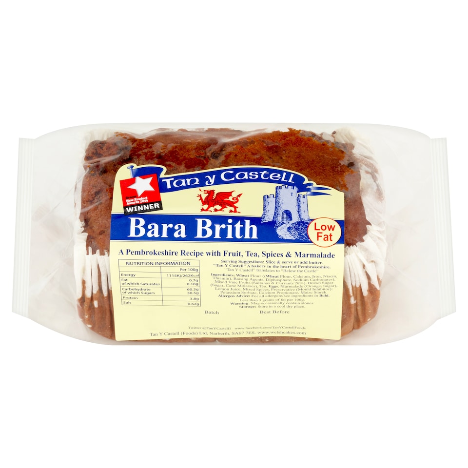 Tan Y Castell Bara Brith Tea Bread 400g