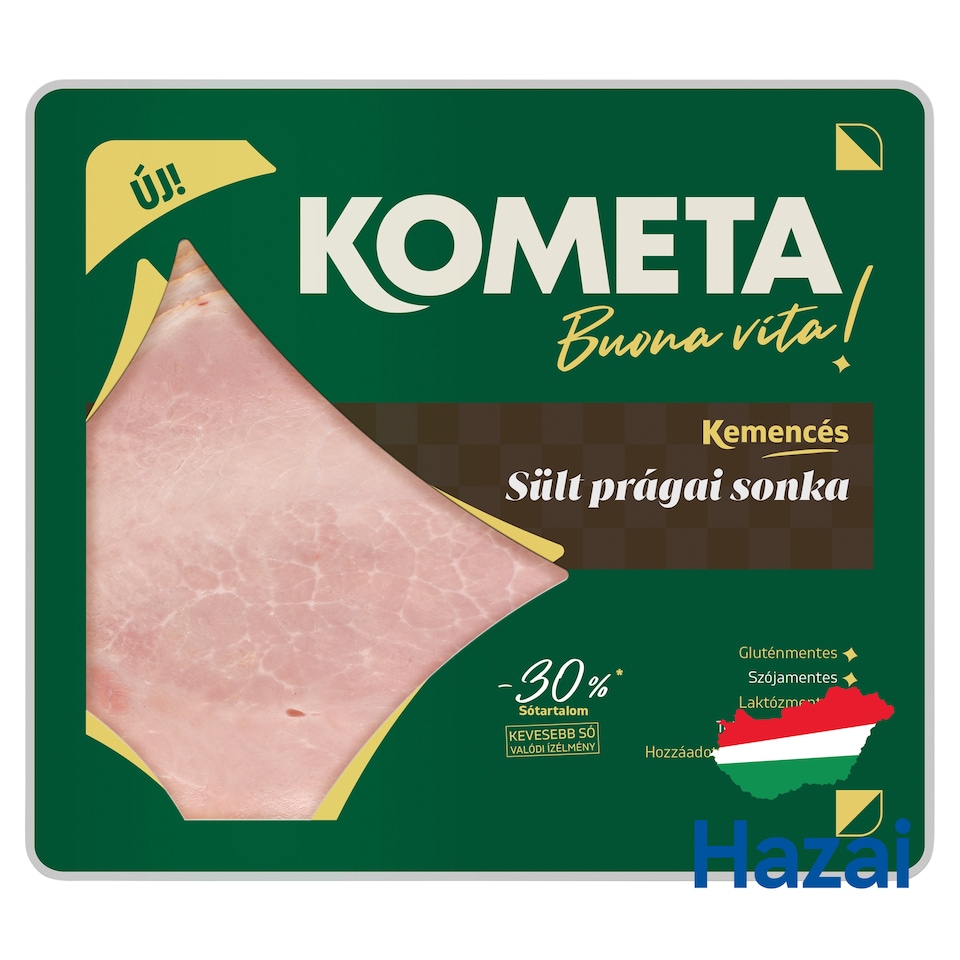 Kometa Kemencés Baked Sliced Prague Style Ham 90 g