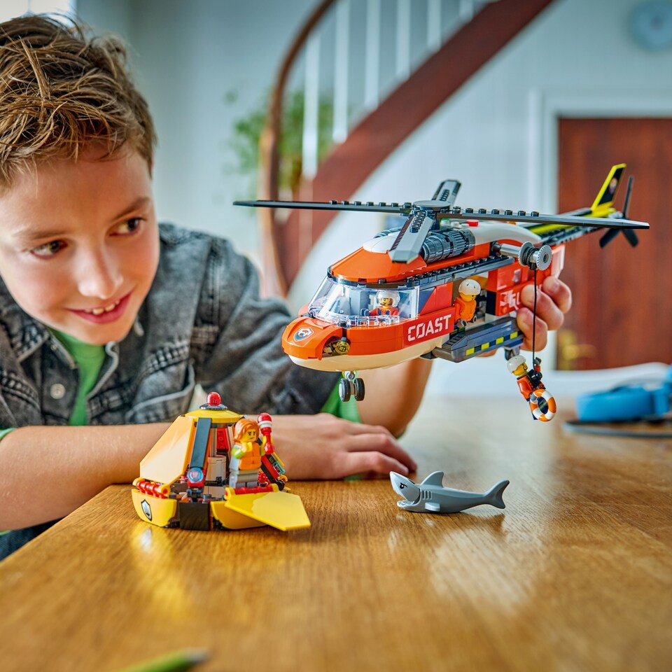 obrázok 1 z LEGO City 60503 Helikoptéra pobrežnej hliadky