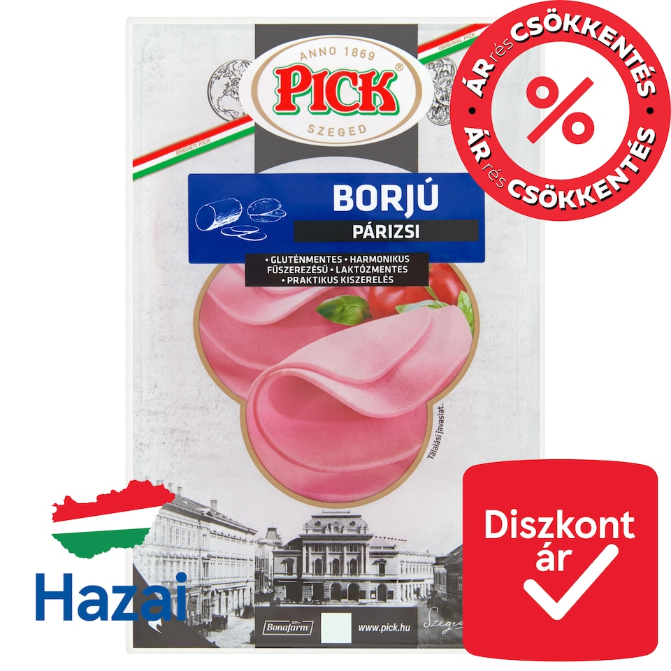PICK Szeletelt borjú párizsi 100 g  1. kép