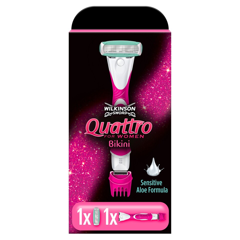 Wilkinson Sword Quattro Bikini Razor For Women