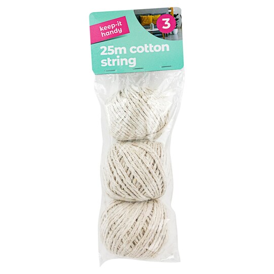 Keep It Handy Cotton String 3 Pack Tesco Groceries