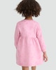 image 2 of F&F Girls Cotton Rich Unicorn Print Long Sleeved Sweater Dress in Pink
