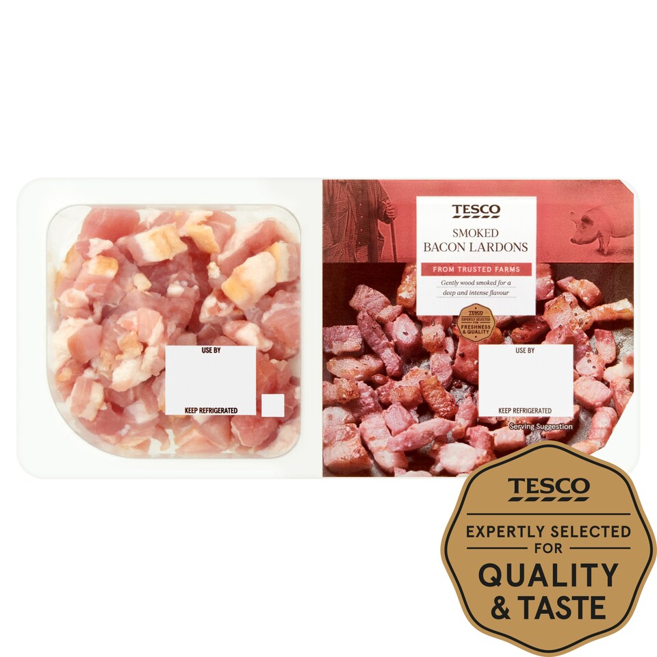 Tesco Smoked Bacon Lardons 200G