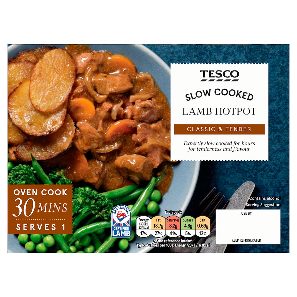 Tesco Slow Cooked Lamb Hotpot 300g