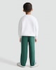image 3 of F&F Boys 2-Piece Cotton Rich Slogan Sweatshirt and Joggers Set in Green