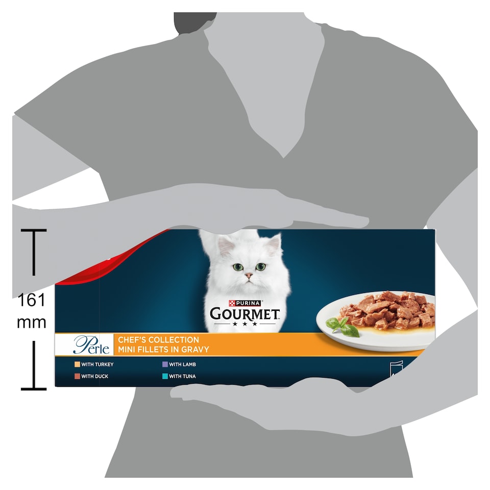 image 1 of GOURMET Perle Chef's Collection in Gravy Wet Cat Food 40x85g