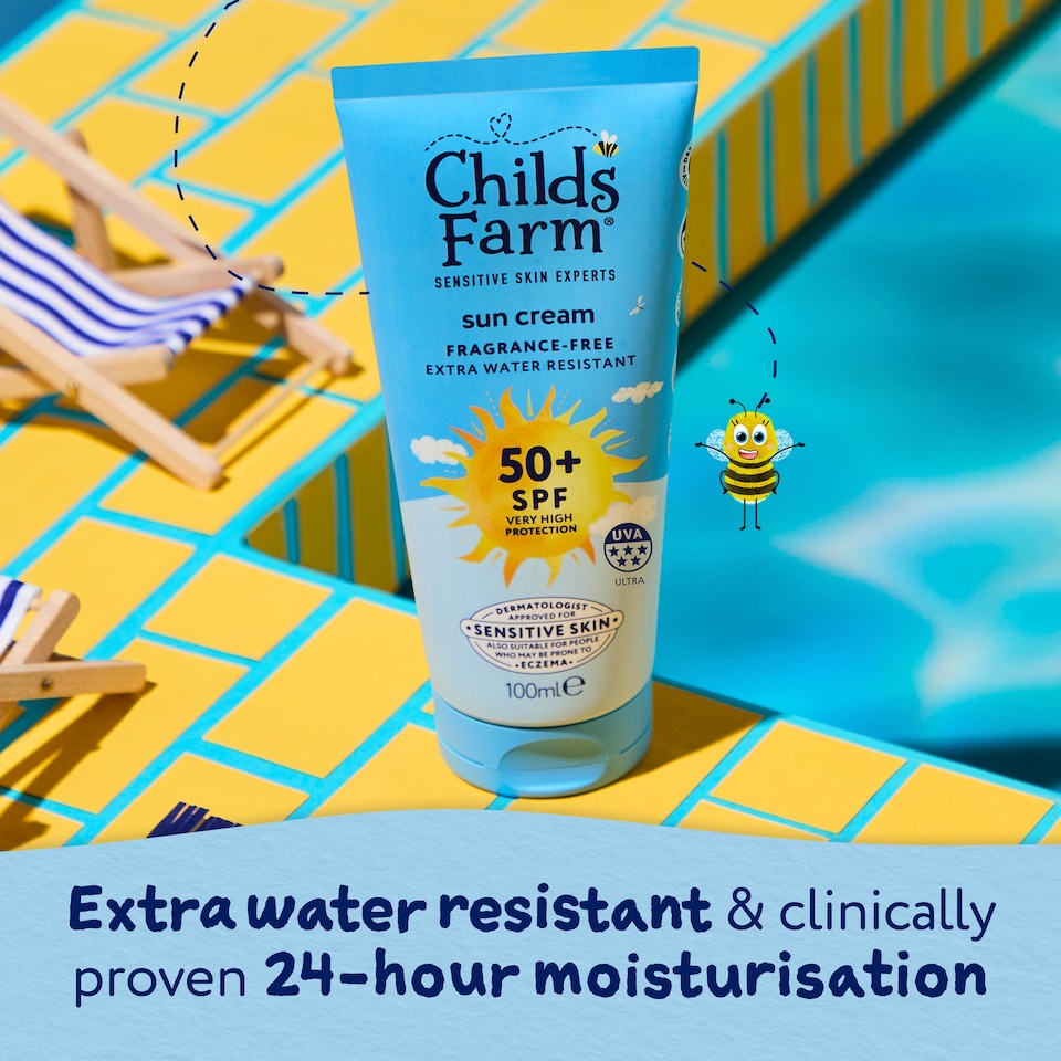 image 1 of Childs Farm SPF50 Sun Cream Fragrance Free 100ml