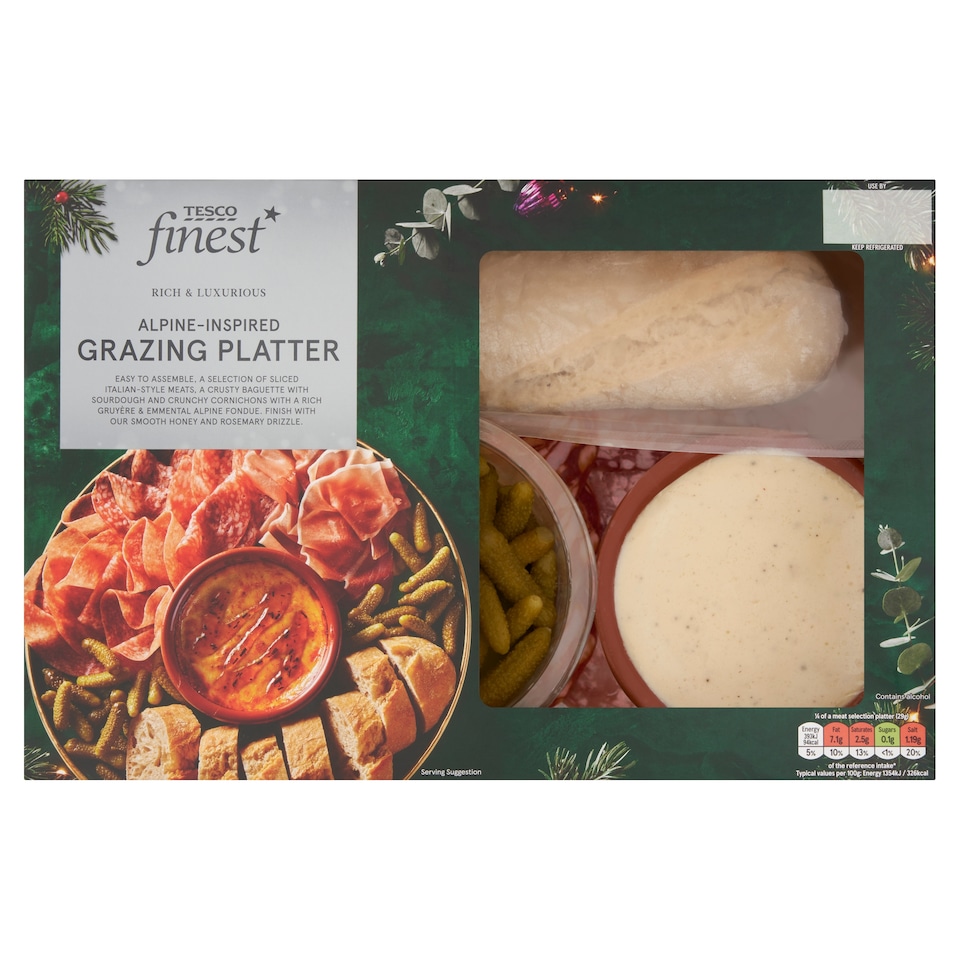Tesco Finest Alpine-Inspired Grazing Platter 572g