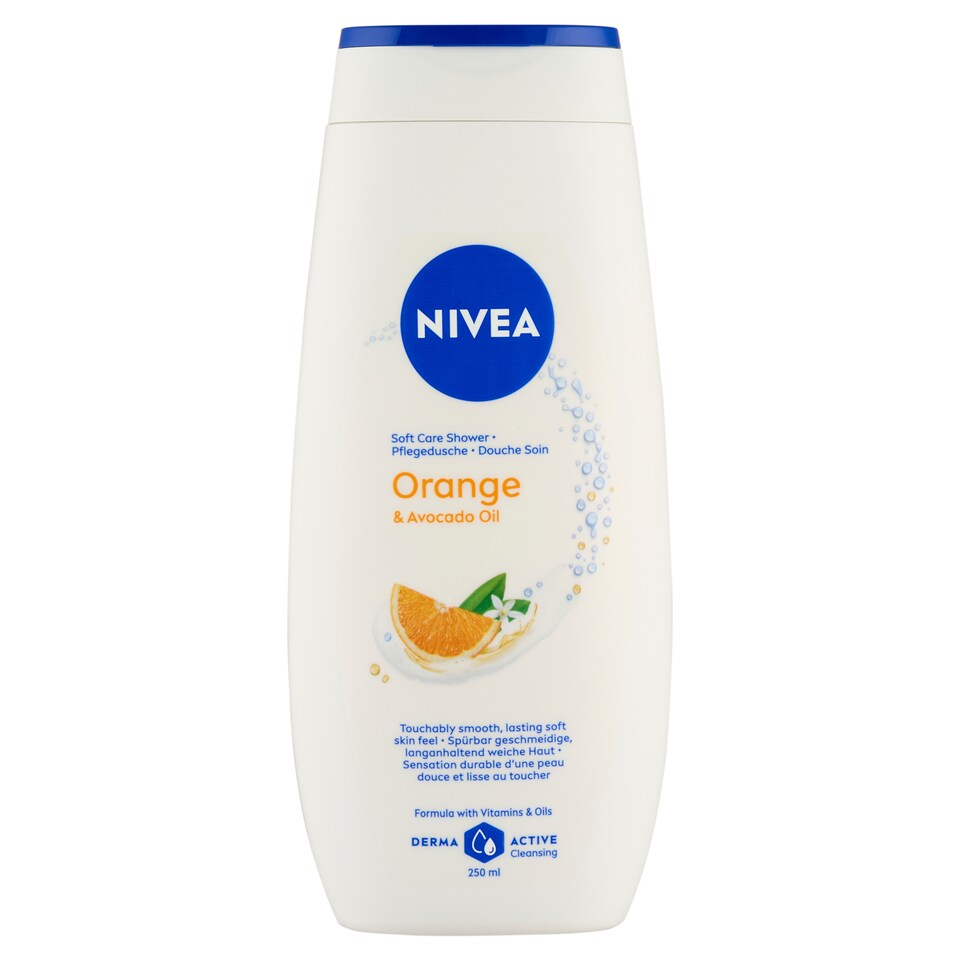 NIVEA Orange & Avocado Oil krémtusfürdő 250 ml  1. kép