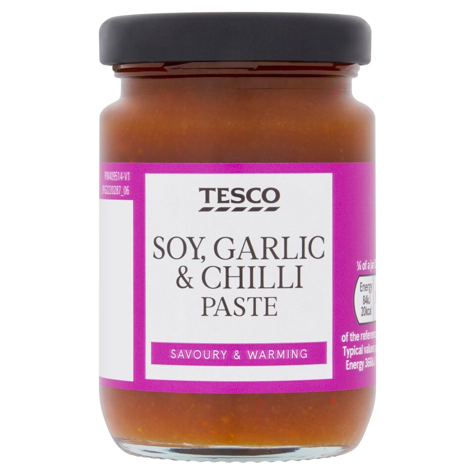 Tesco Soy, Garlic & Chilli Paste 90G Tesco Groceries