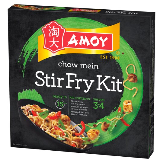Amoy Chow Mein Stir Fry Meal Kit 720g Tesco Groceries