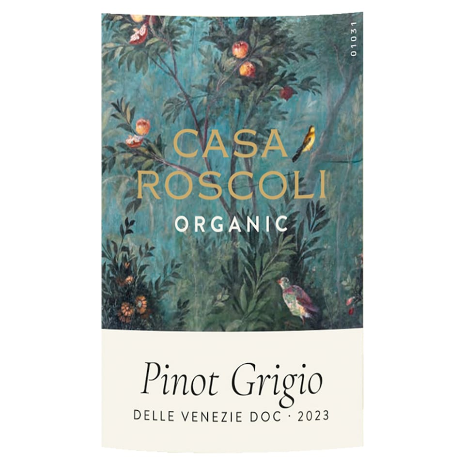 image 1 of Casa Roscoli Organic Pinot Grigio Doc 75Cl
