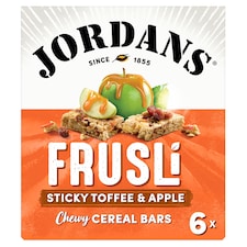 Jordans Frusli Sticky Toffee Apple Bars X6 180G