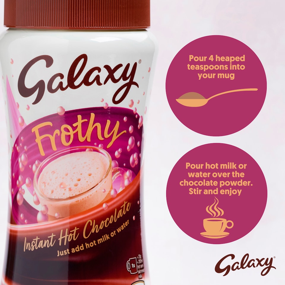image 1 of Galaxy Frothy Hot Chocolate Drink 275G