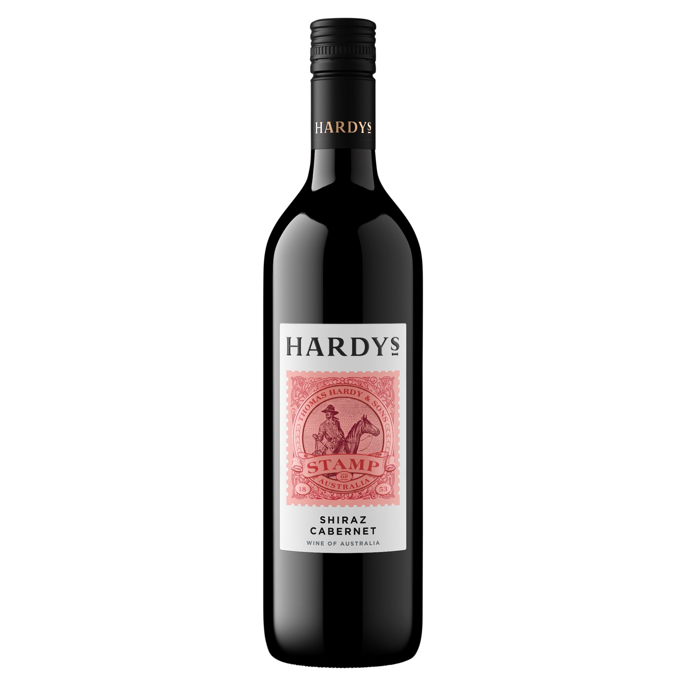 Hardys Stamp Shiraz Cabernet Red Wine 75cl