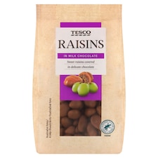 Tesco Hrozienka v mliečnej čokoláde 120 g