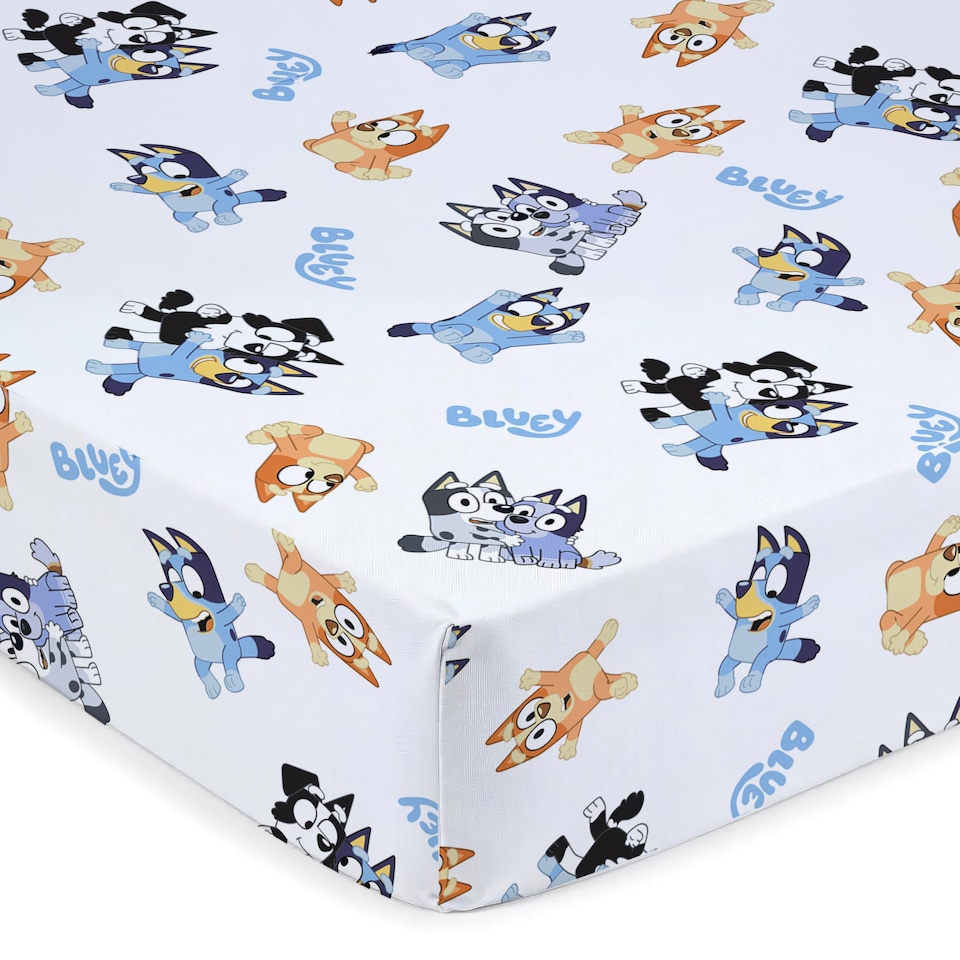 image 1 of Bluey Friendship Fitted Sheet Single