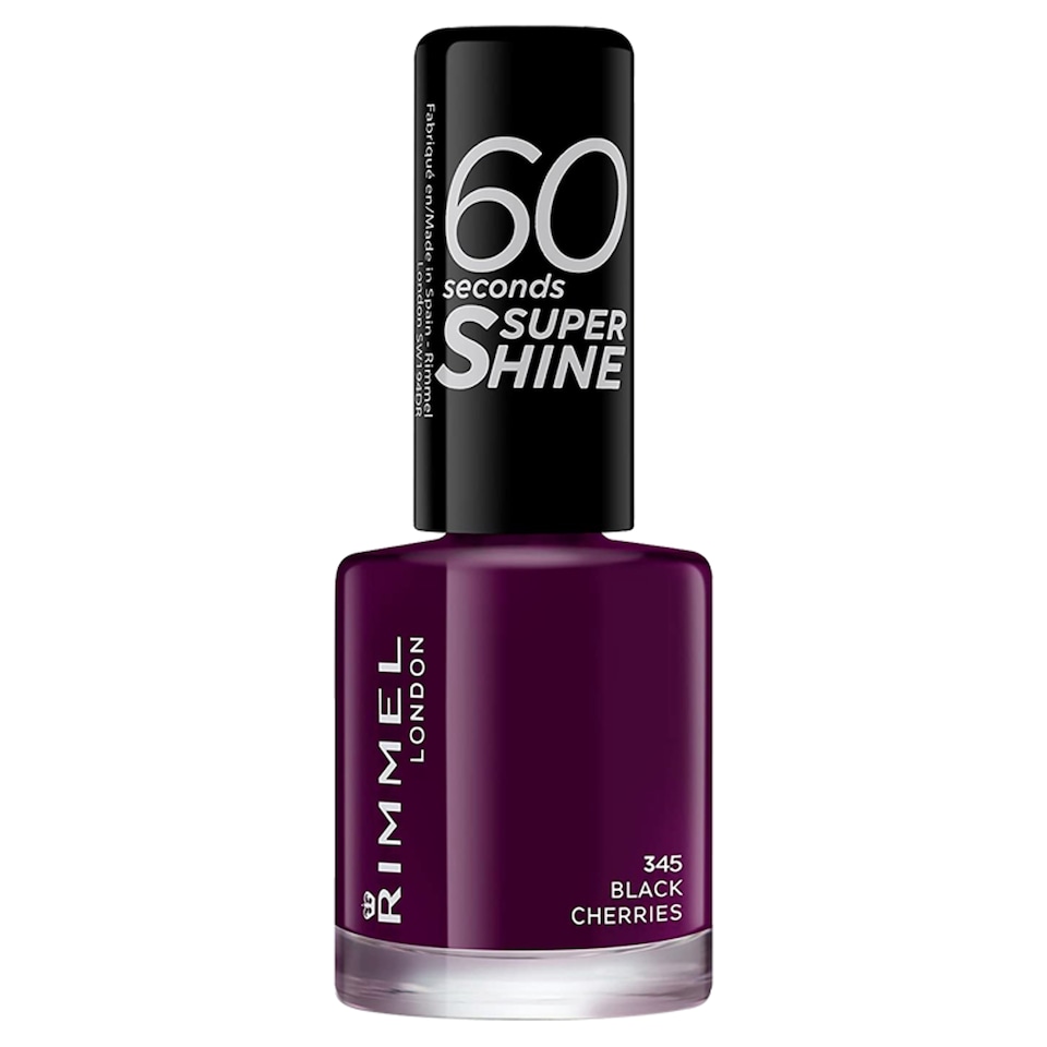 image 1 of Rimmel Nailpolish 60 Seconds Black Cherries 8Ml
