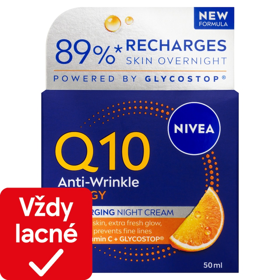 obrázok 1 z Nivea Q10 Energy Energizujúci nočný krém proti vráskam 50 ml
