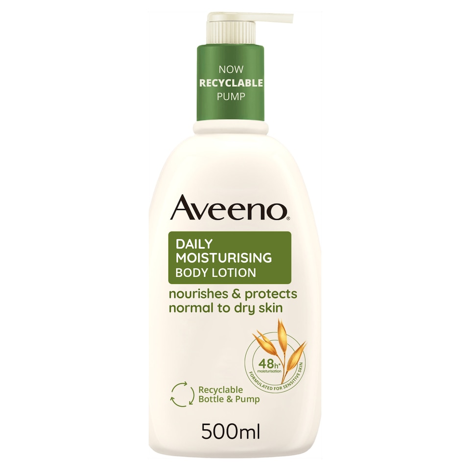 image 1 of Aveeno Daily Moisturising Body Lotion Moisturiser Sensitive Skin 500ml