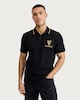 image 1 of Guinness Cotton Rich Embroidered Polo Shirt in Black