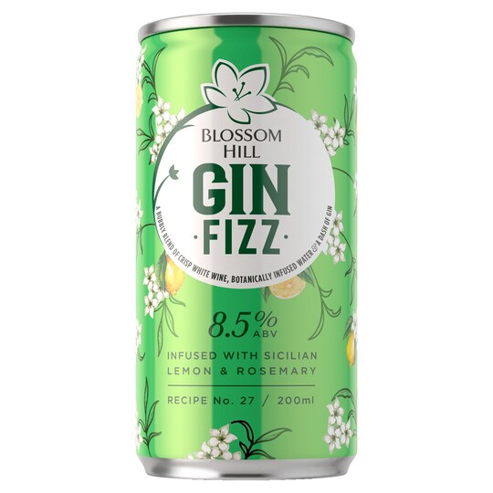 Blossom Hill Gin Fizz Lemon & Rosemary Can 200Ml Tesco Groceries