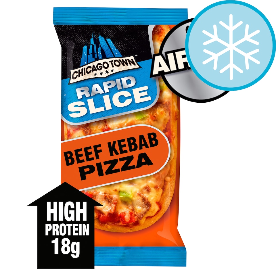 image 1 of Chicago Town Rapid Slice Beef Kebab Pizza 140g