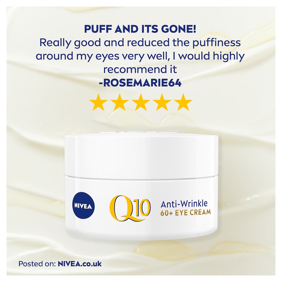 image 1 of NIVEA Q10 Power Anti Wrinkle 60+ Eye Cream 20ml
