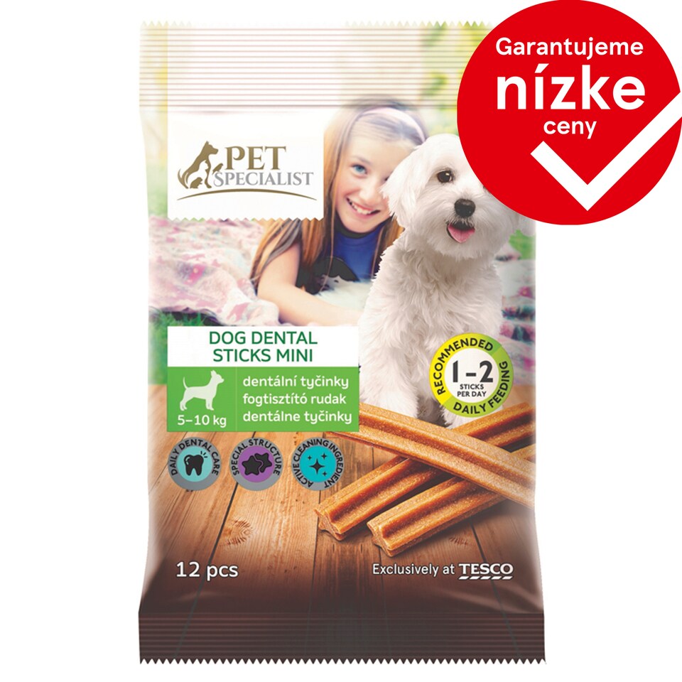 Tesco Pet Specialist Dog Dental Sticks Mini 12 pcs 270 g