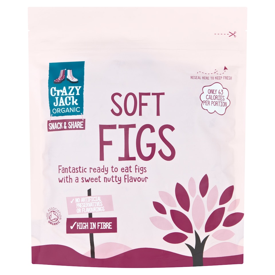 image 1 of Crazy Jack Organic Soft Figs 200g