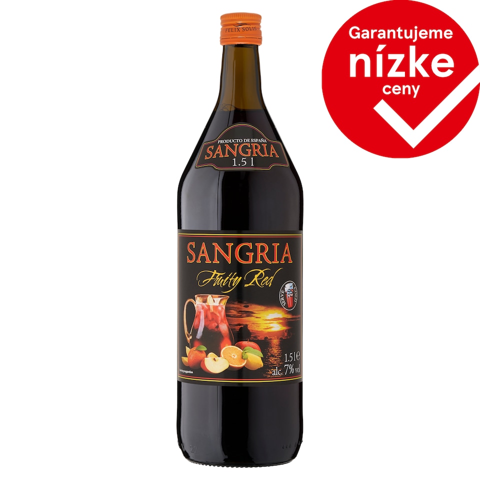 Sangria Aromatizovaný nápoj na báze vína 1,5 l
