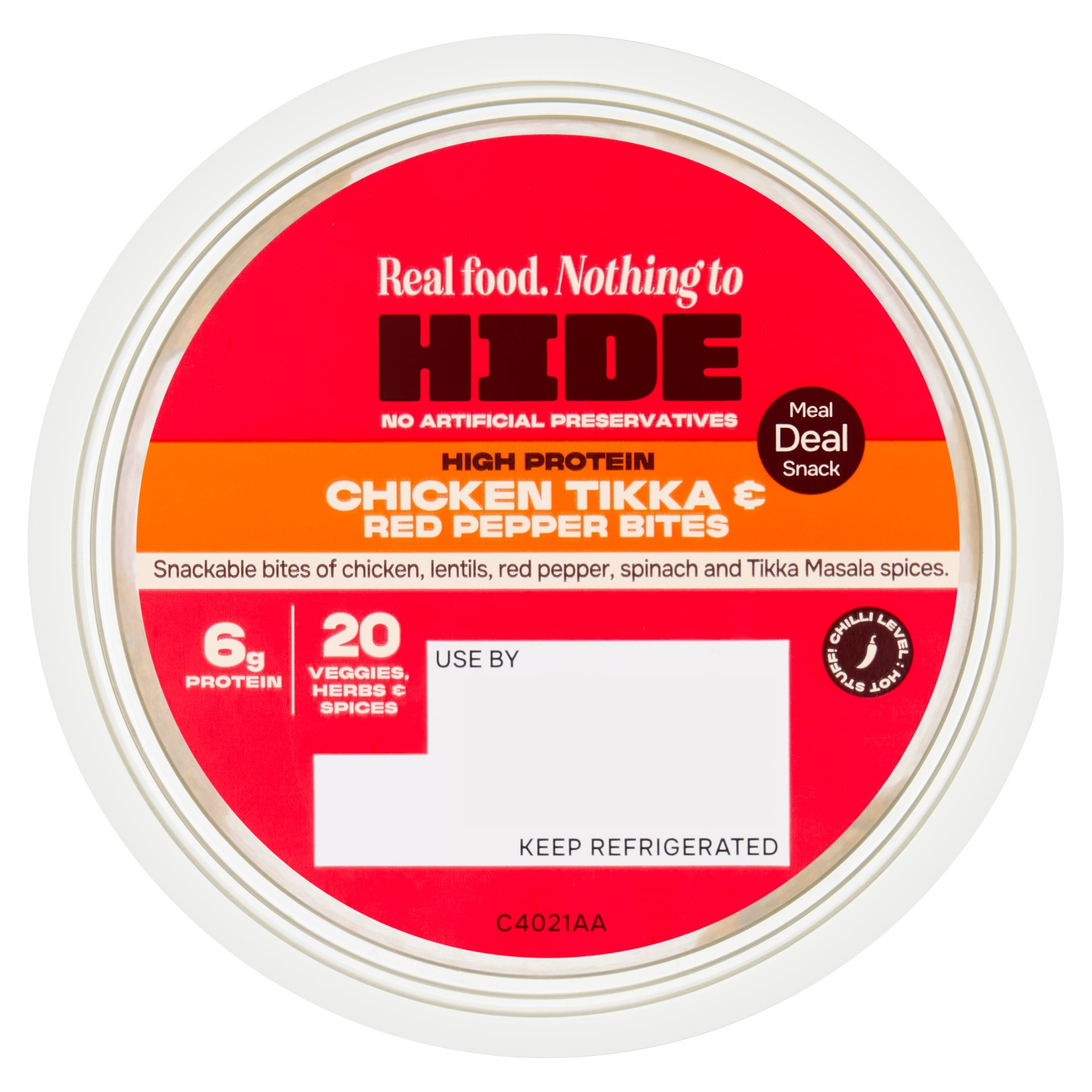HIDE Chicken Tikka & Lentil Bites 45g