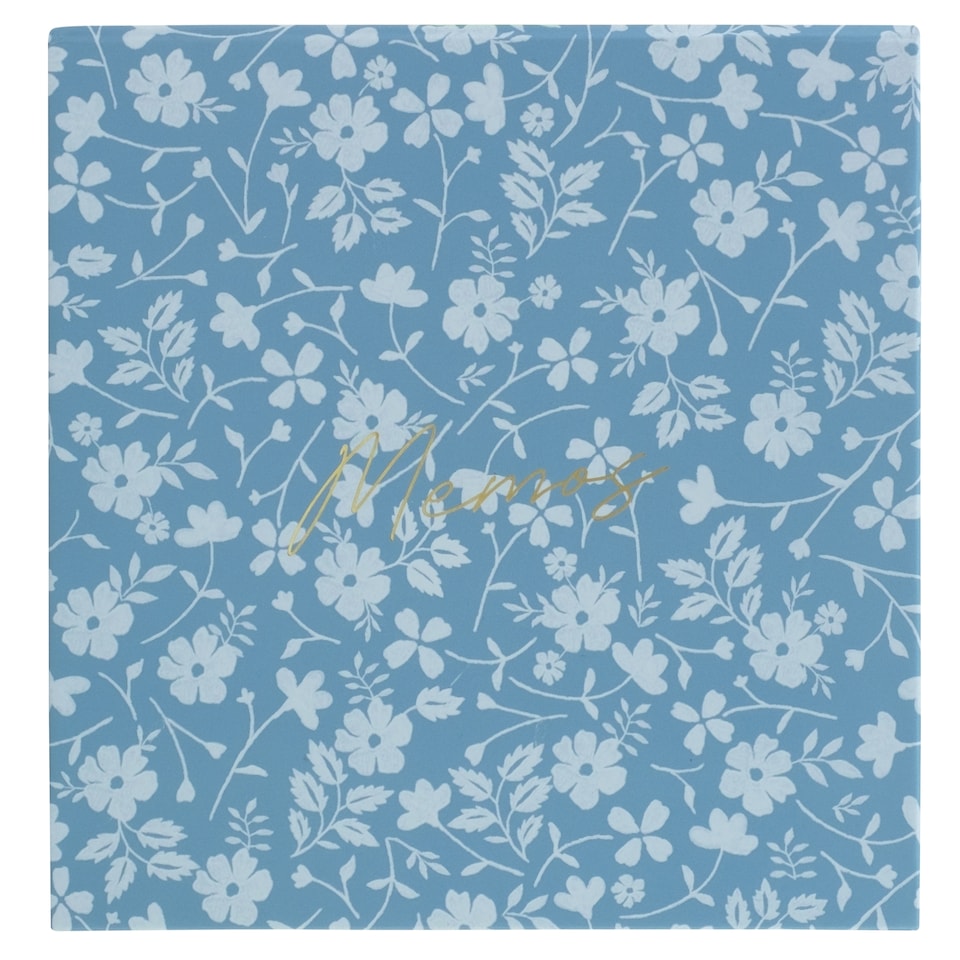 Woodvale Romantic Floral Memo Block